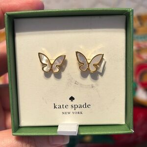 Kate spade butterfly earrings